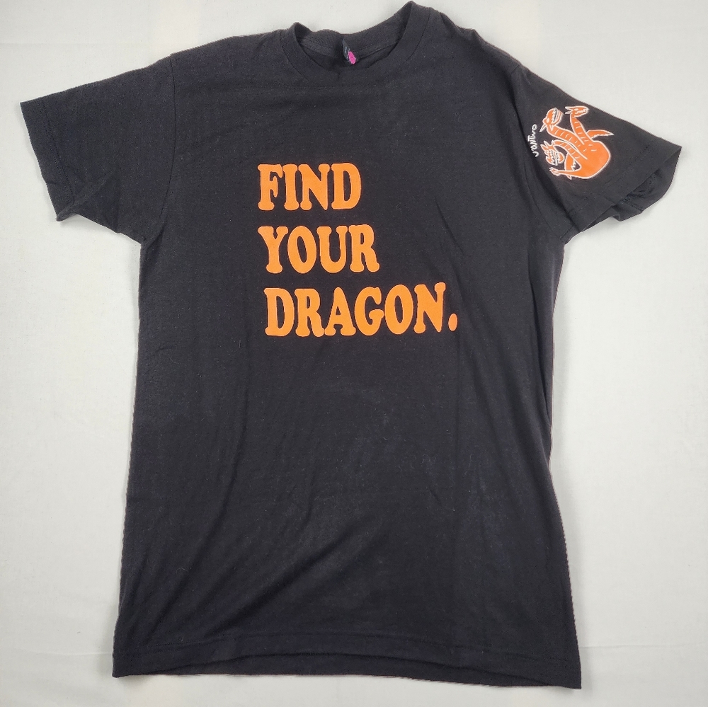 Find Your Dragon T Shirt Orange Medium